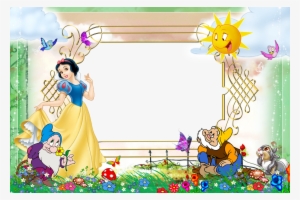 Moldura Digitais, Moldura Floral, Painel De Fotos, - Border Design Cartoon Characters