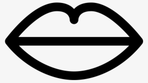 This Image Is Of Human Lips - Gambar Bibir Hitam Putih