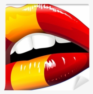 Labbra Sensuali Bandiera Spagna-labios Sensuales Bandera - Labbra Sensuali