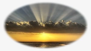 The Sun's Rays Through The Clouds, Pixel - Sunset