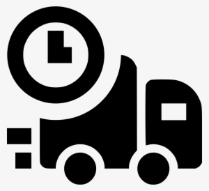 Shipping Truck Delivery Time - Time Delivery Icon Free