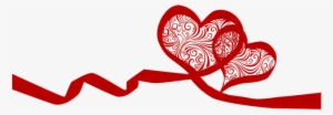 Coraçoes Em Png - Cinta Roja Corazon Png