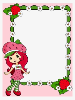 School Border, All Things, Stationary, Education - Strawberry Shortcake Loot Bags - 8 Counts