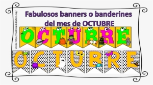 Estos Fabuloso Banners O Banderines Del Mes De Octubre - Banderines Del Mes De Octubre