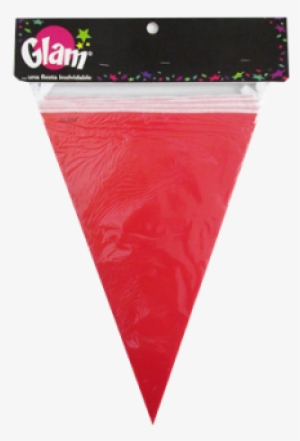 Guirnalda 10 Banderines Rojo Glam - Garland