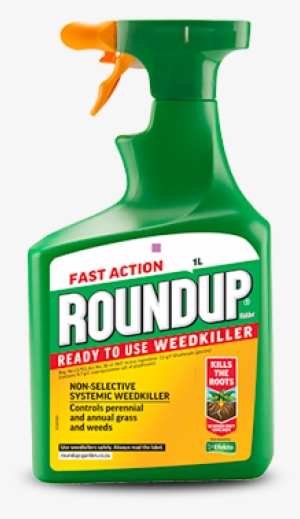 Roundup Weedkiller Ready To Use 1l - Round Up - 370x422 PNG Download ...