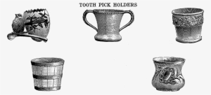 These Are Some Pretty Vintage Toothpick Holder Digital - Sketch