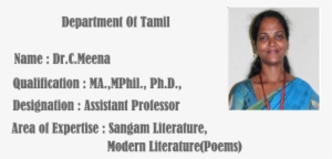 Mrs - R - Kavitha M - A - ,m - Phil - , - Meena Prince Shri Venkateshwara Arts And Science College