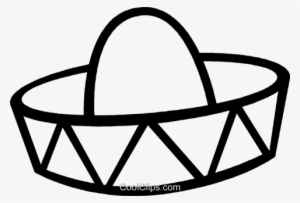 Sombrero Mexicano Libres De Derechos Ilustraciones - Chapéu Mexicano Em Vetor Png