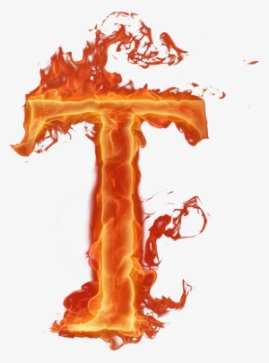 Você Poderá Gostar Também Desses Artigos - Letter T Fire Png