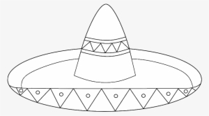 Black Sombrero Clipart - Sombrero
