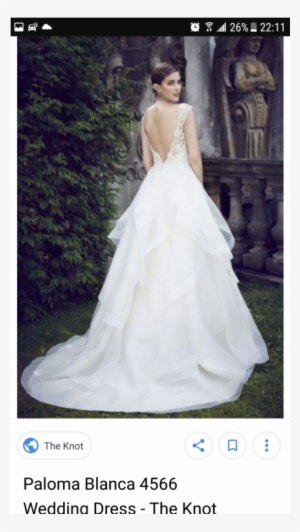 Paloma Blanca 4566 - Wedding Dress