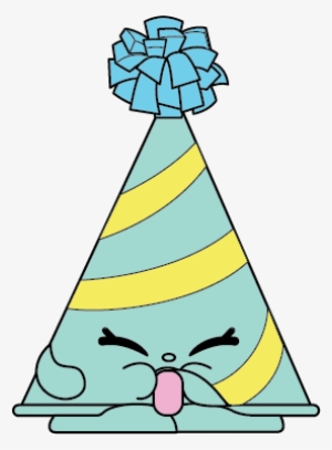 1090 Marty Party Hat Rarity Exclusive - Shopkins Party Hat Character