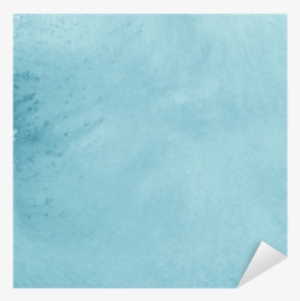 Watercolor Blue Painted Background Pixerstick Sticker - Construction Paper