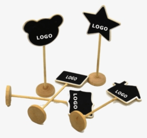 Wooden Mini Table Chalkboard Ornament - Wood