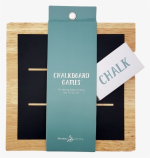 Bou Fanatic- Wooden Chalkboard Game W/ Chalk - Sketch Pad