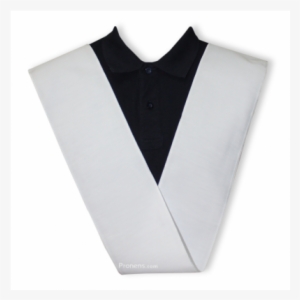 Banda Graduación Blanca - Estola De Graduacion Blanca