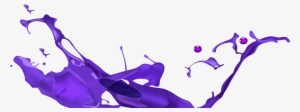Manchas De Pintura Morada Png - Chorros De Pintura Png