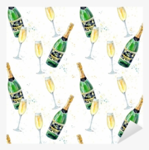 Vinilo Pixerstick Patrón Sin Fisuras De Un Champagne - Champagne