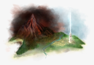 Black & White Island - Painting
