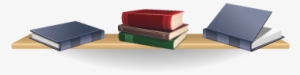 Libros Sobre Repisa - Repisa Con Libros Png
