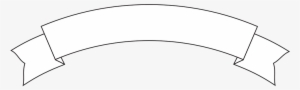 Faixa Png Vector - White Ribbon Banner Png