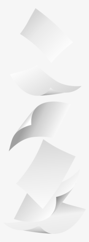 Papel-volando - Hojas De Papel Png