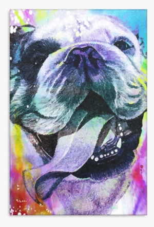 Bull Dog Canvas P13 - Bulldog Drawing