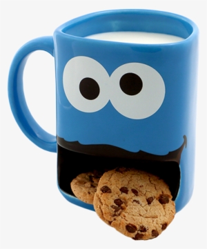 Cookie Monster Milk & Cookies Dunk Mug - Cookie Monster Mug