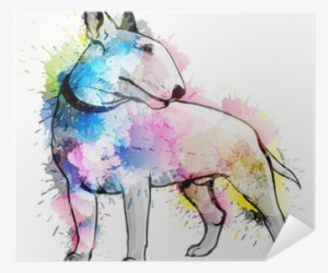 Bull Terrier Art Clip