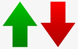 Free Icons Png - Green Red Arrow Png