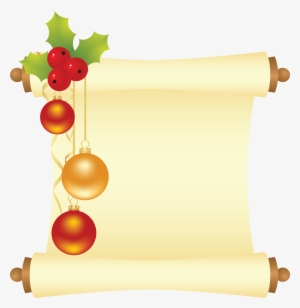 Free Christmas Scroll Cliparts, Download Free Clip - Christmas Scroll Png