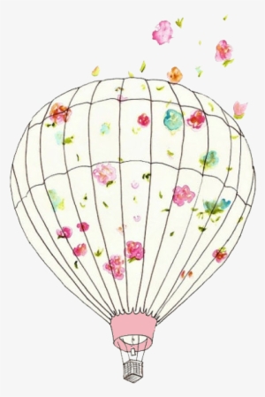 36 Images About Σνєяℓαуѕ~ On We Heart It - Transparent Hot Air Balloon Graphics