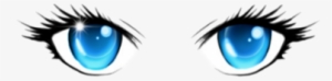 Anime Girl Eyes Png - Anime Face Blue Eyes