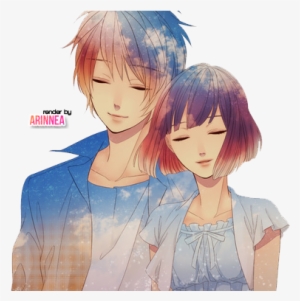 Cute Couple Png Anime Couple Render By Arinnea D6vbrsu - Cute Anime Couple Png
