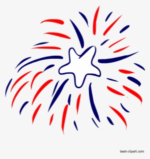 Free Fourth Of July Fire Works Clipart