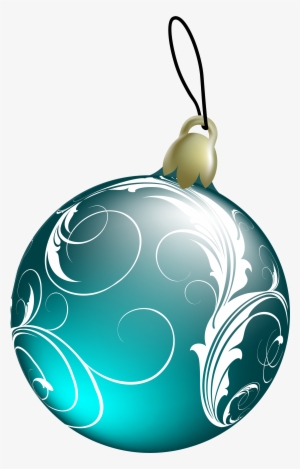 Freeuse Library Beautiful Blue Png Best Web - Green Christmas Ornaments Png