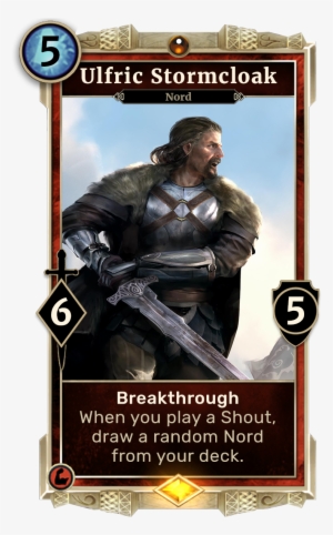 Pin By Dillon Pabrezis On The Elder Scrolls - Elder Scrolls Legends Ulfric Stormcloak
