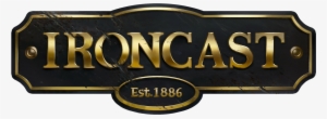 Ironcast Large Logo - Label