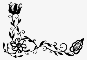 Free Download - Floral Corner Designs Png