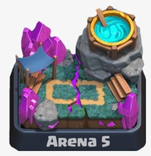 Arena 5 Apenas Png E Render Clash Royales - Clash Royale Spell Valley Png