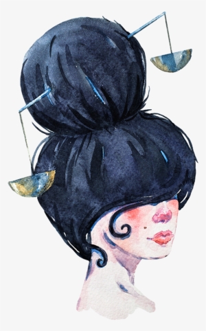 Libra - Giclee Painting: Anonymous' Libra Girl, 24x32in.