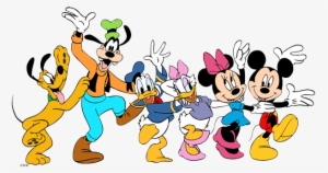 Svg Black And White Download Mickey Mouse And Clip - Mickey And Friends Png