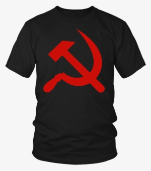Hammer And Sickle Red - Gaming T Shirt - Sleep With A Gamer We Push All The