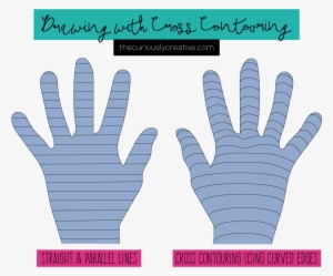 Drawing Cross Contouring - Poster