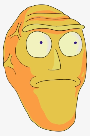 Transparent Floating Head For All Your Photoshop Needs - Head From Rick And Morty