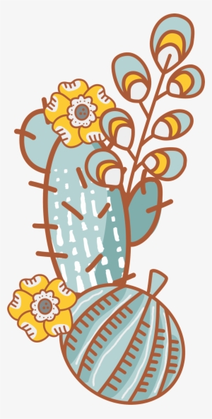 Acuarela Cactus Png Transparente - Watercolor Painting