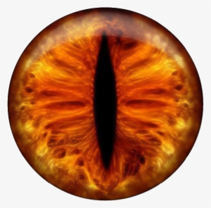 Fire Eyes Png - Orange Cat Eye Necklace