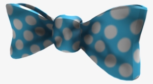 Blue Polkadot Bow Tie