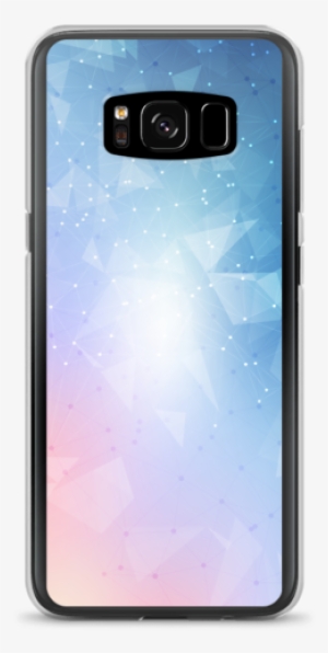 Blue And Pink Abstract Geometric Pattern Iphone Case - Smartphone